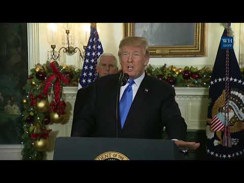 President Trump Delivers a Statement on Jerusalem