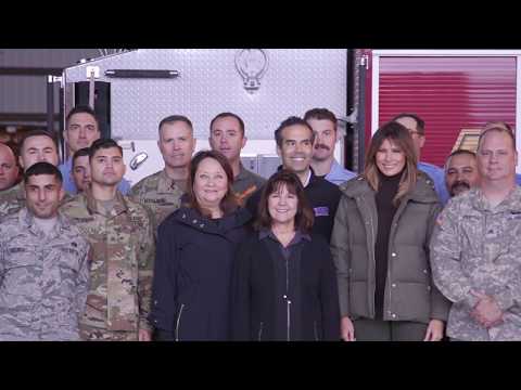 First Lady Melania Trump and Mrs. Karen Pence Visit Texas