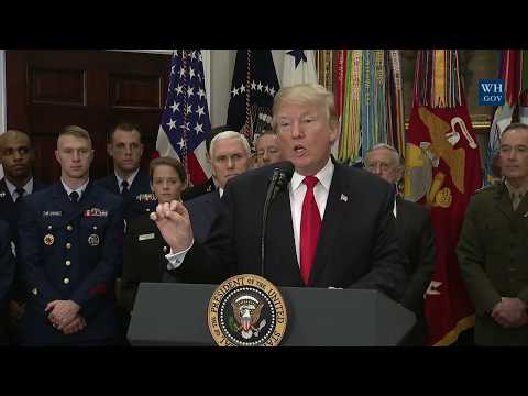 President Trump Signs H.R. 2810, National Defense Authorization Act for Fiscal Year 2018