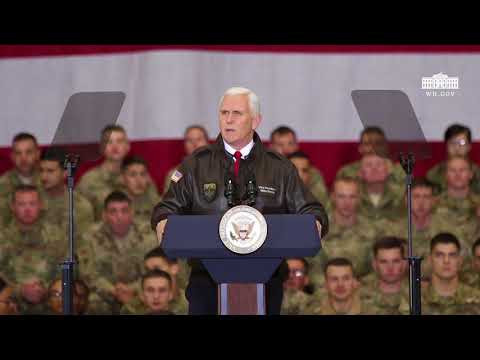 Vice President Pence Remarks to the Troops