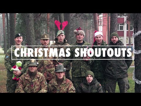 NATO Christmas shoutouts 2017