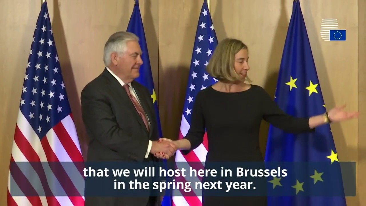 EU Foreign Affairs Ministers meet Rex Tillerson – Highlights