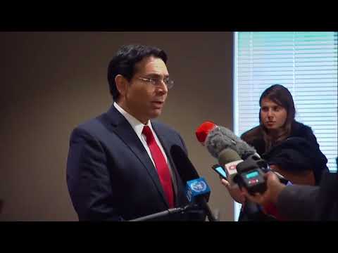 Danny Danon (Israel) on the Middle East – Security Council Media Stakeout (08 December 2017)