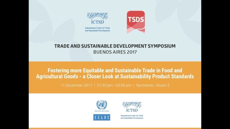 Fostering more equitable and sustainable trade in food and agricultural goods