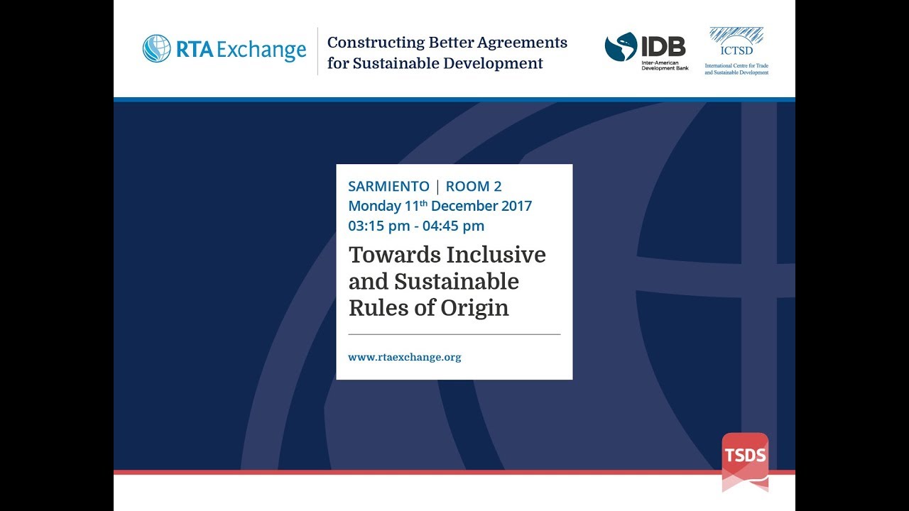 Towards Inclusive and Sustainable Rules of Origin