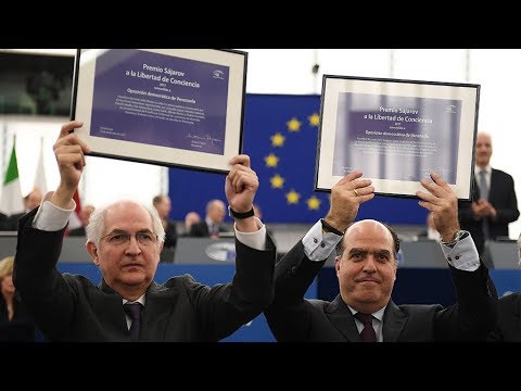 Venezuela’s democratic opposition is awarded Sakharov Prize 2017