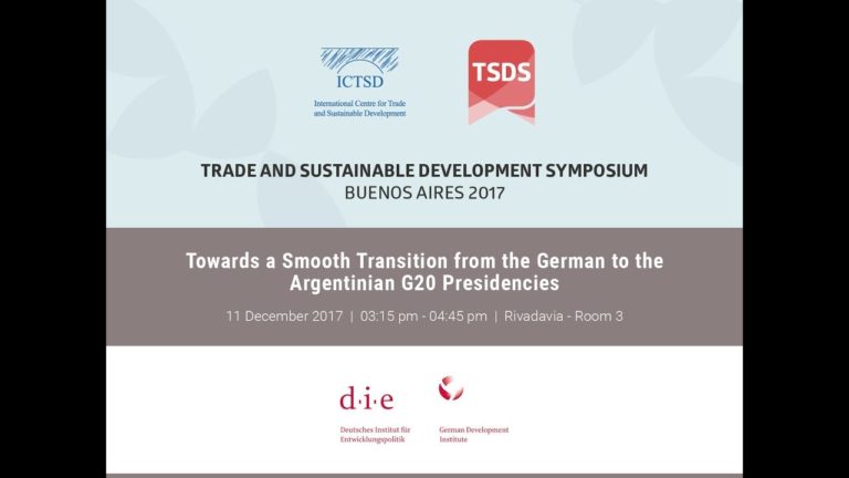 Towards a Smooth Transition from the German to the Argentinian G20 Presidencies
