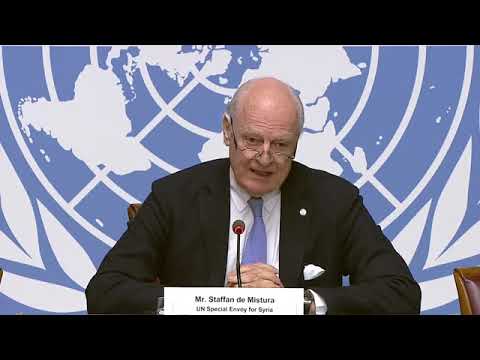 Staffan de Mistura, Special Envoy for Syria (Geneva, 14 Dec. 2017)