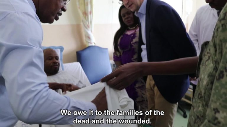 Mourning Tanzanian peacekeepers