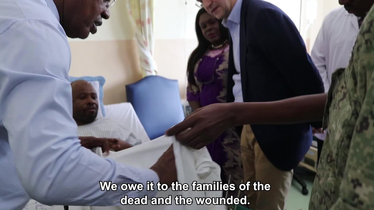 Mourning Tanzanian peacekeepers