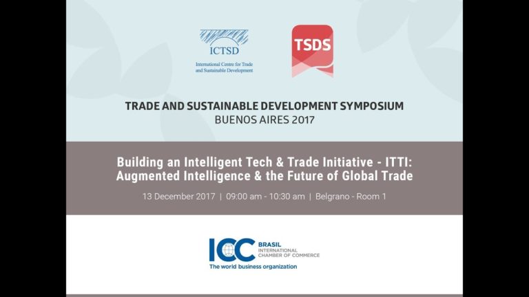 Building an Intelligent Tech & Trade Initiative – ITTI: Augmented Intelligence & the Future of…