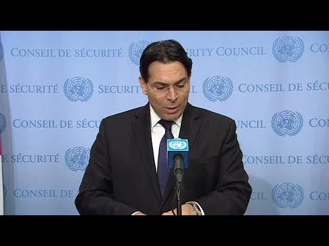 Danny Danon (Israel) on the situation in the Middle East – Media Stakeout (18 December 2017)