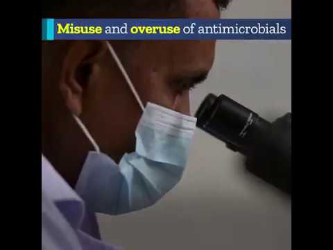 Antimicrobial resistance is a global threat.