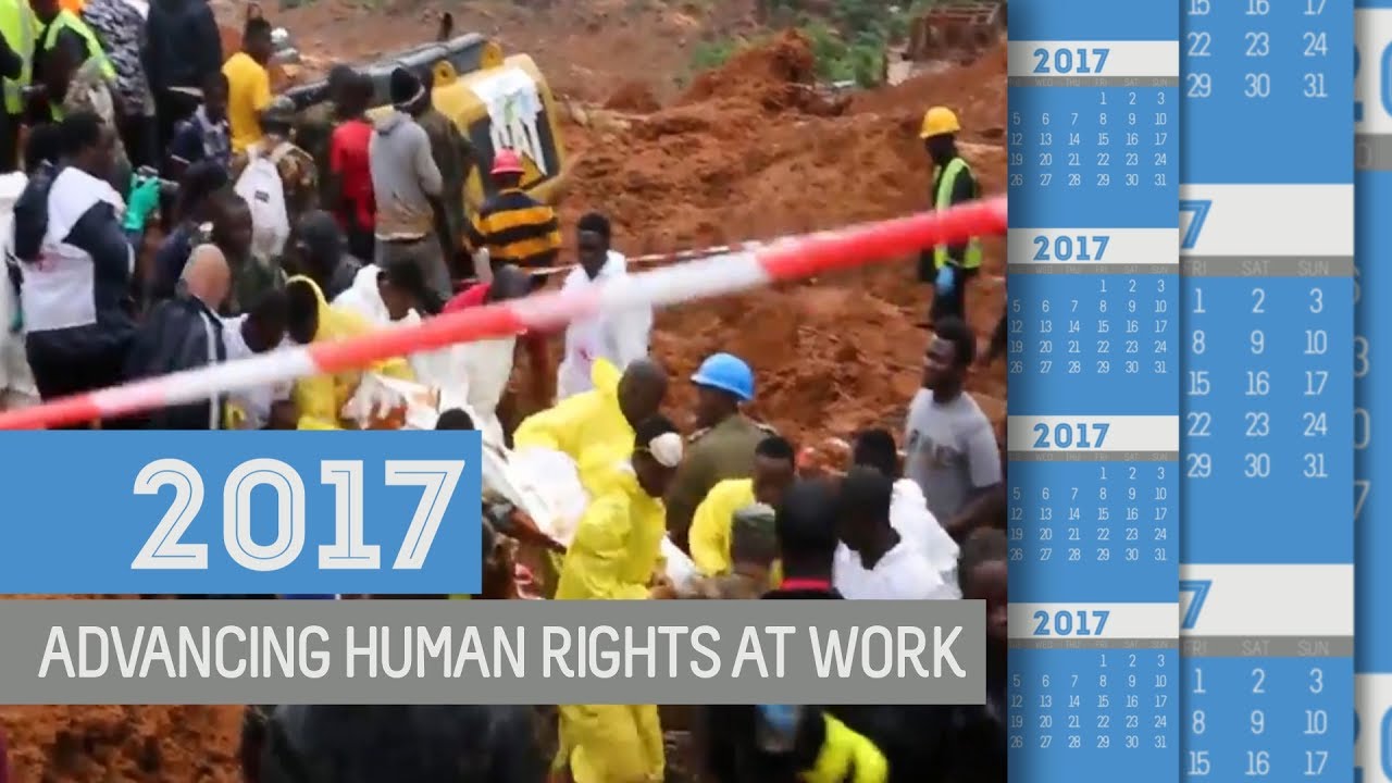 Advancing human rights at work – A look back at 2017