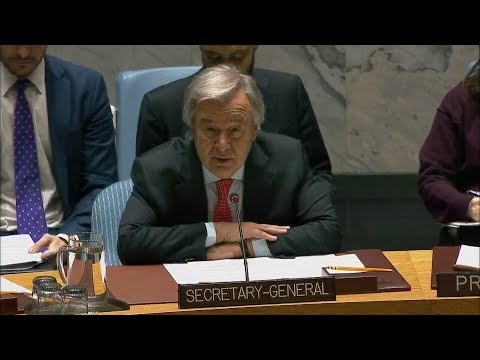 Challenges to peace and security – Antonio Guterres (Secretary-General)