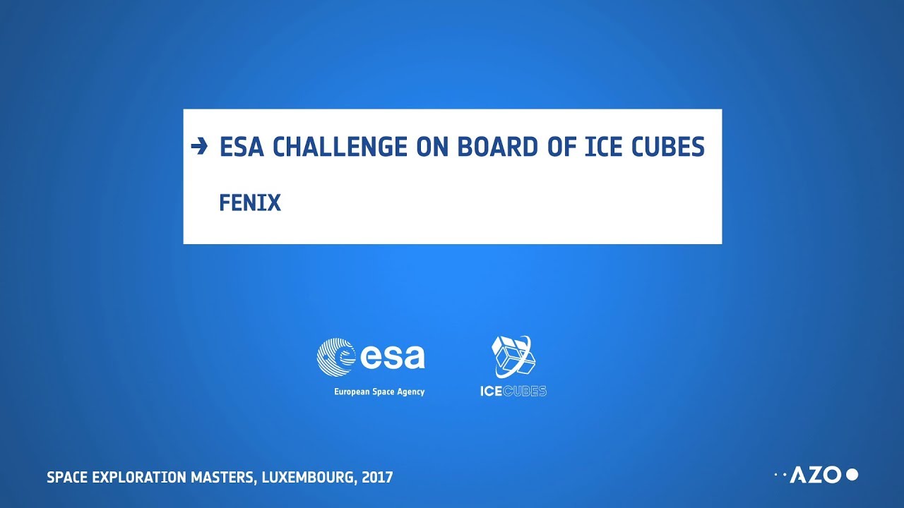 ESA Challenge on board of Ice Cubes – Fenix