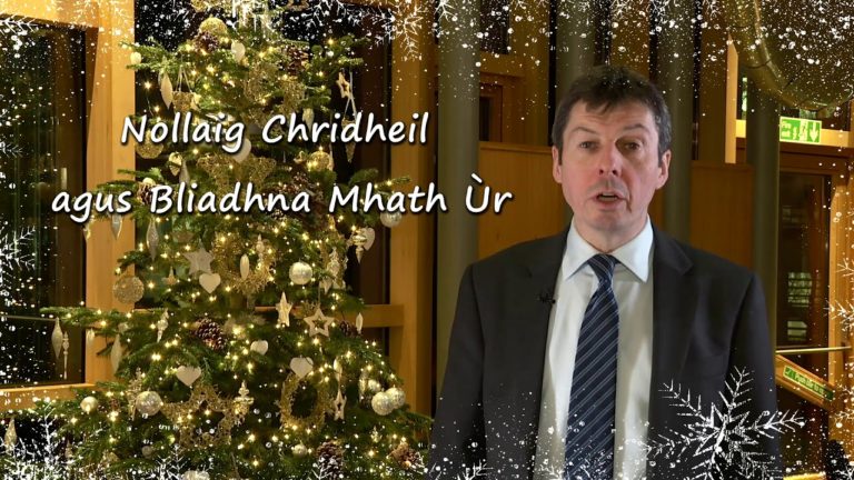 Seasons Greetings from the Scottish Parliament!