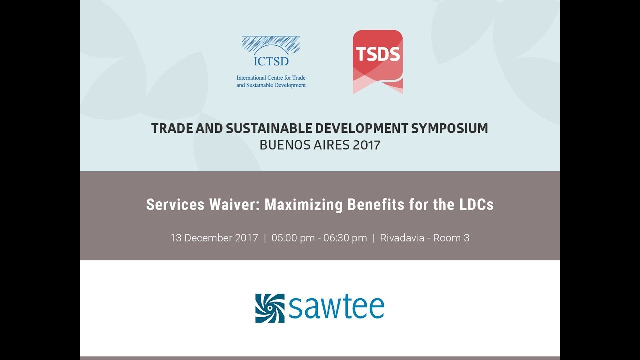 Services Waiver: Maximizing benefits for the LDCs