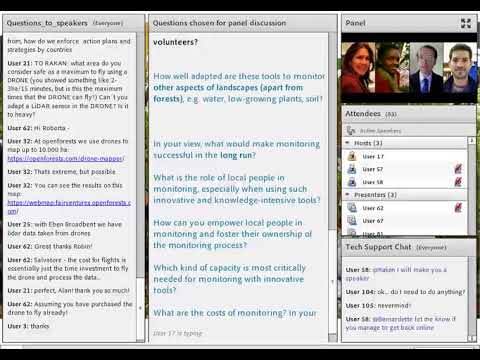 Part 2: Panel discussion “Innovative approaches for monitoring forest a…