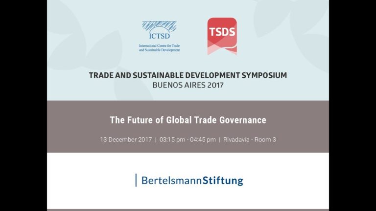 The Future of Global Trade Governance