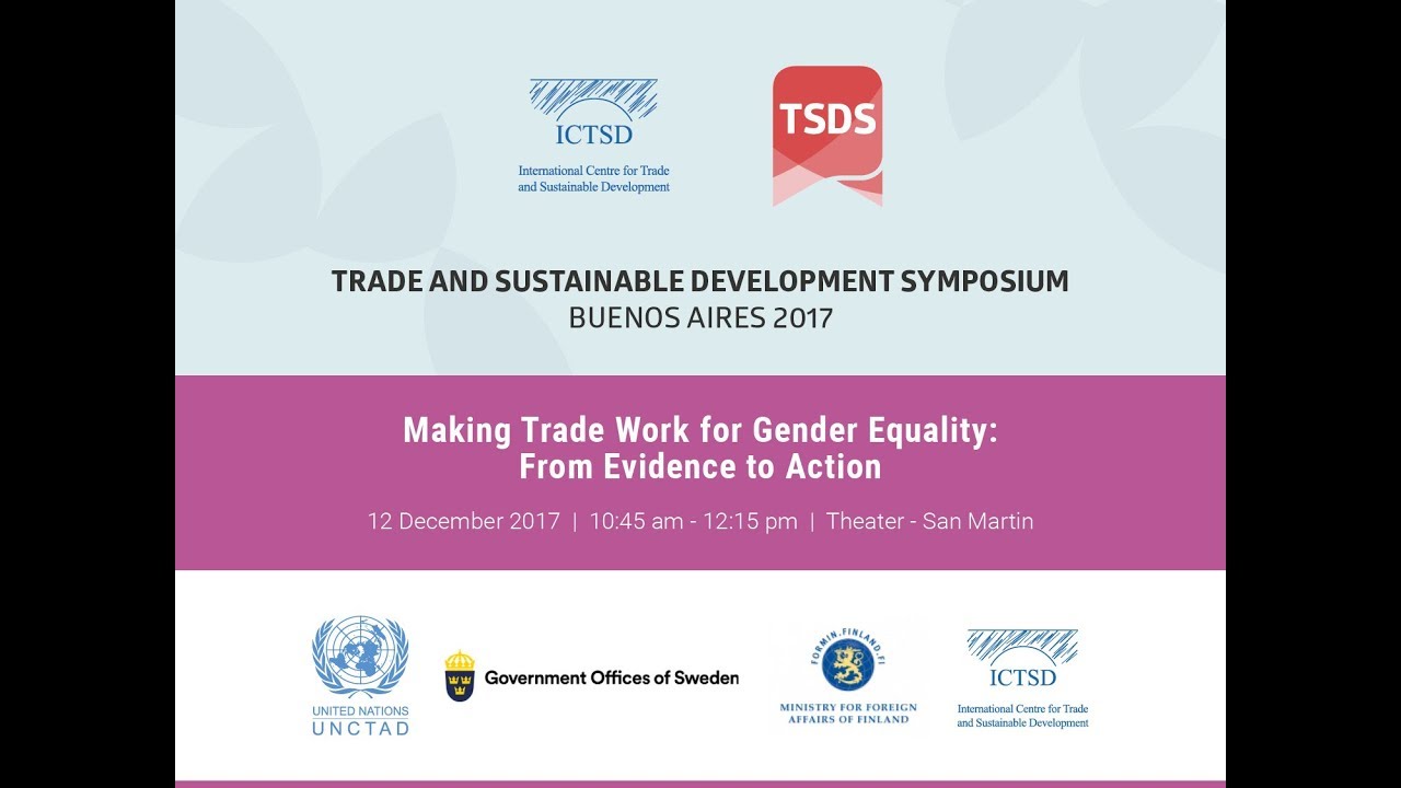 Making trade work for gender equality: From evidence to action