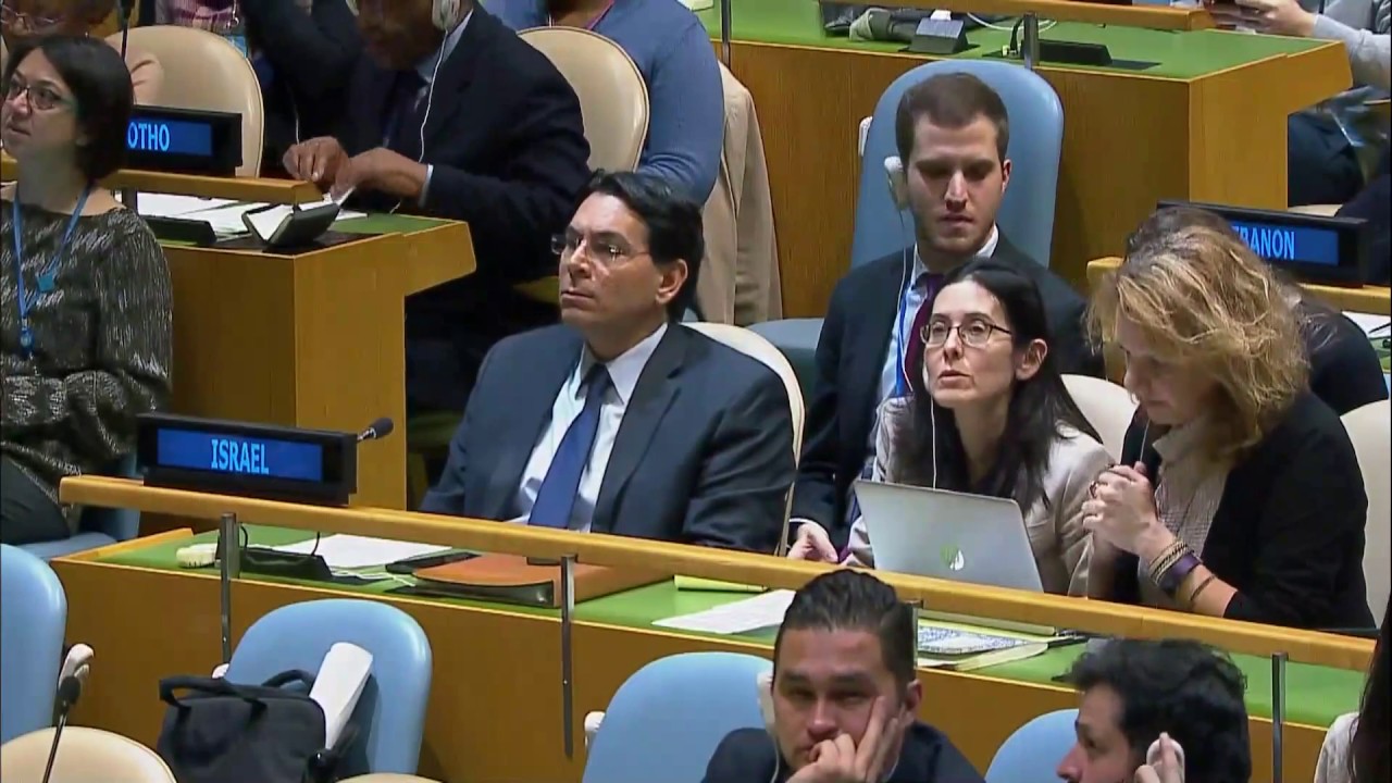 UN General Assembly Session on Illegal Israeli actions in Occupied East Jerusalem