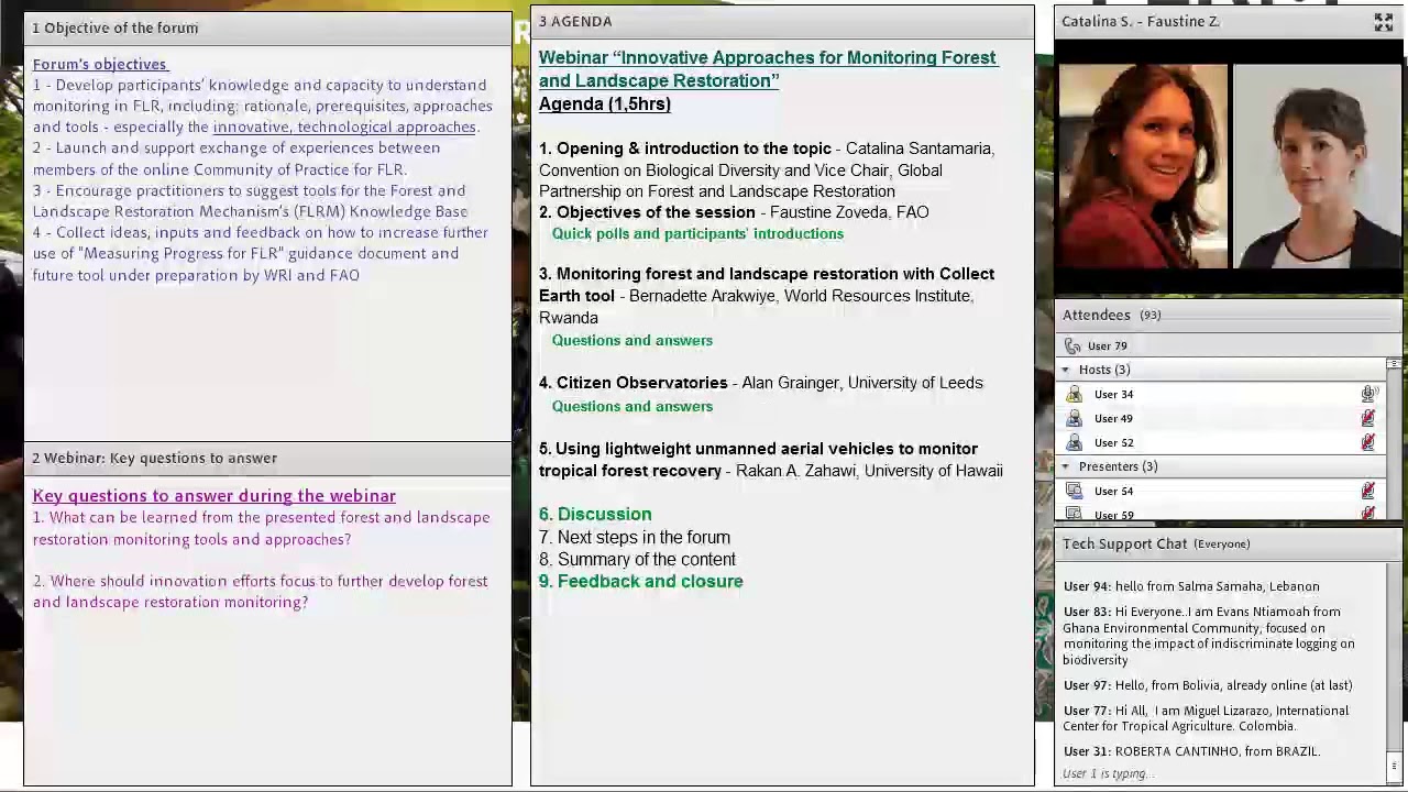 Opening to webinar on Monitoring Forest and Landscape Restoration by Ca…