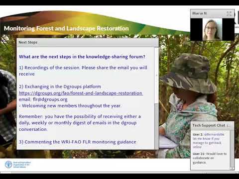 Next steps of the forum Innovative Approaches for Monitoring Forest and…