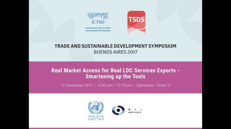 Real Market Access for Real LDC Services Exports – Smartening up the Tools