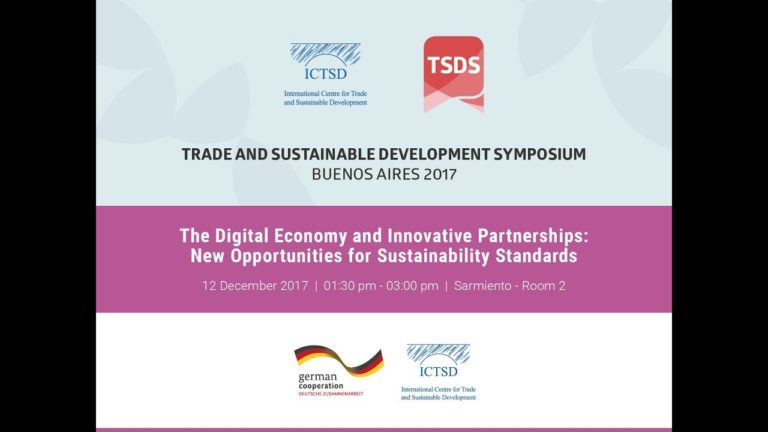 The Digital Economy And Innovative Partnerships: New Opportunities For Sustainability Standards