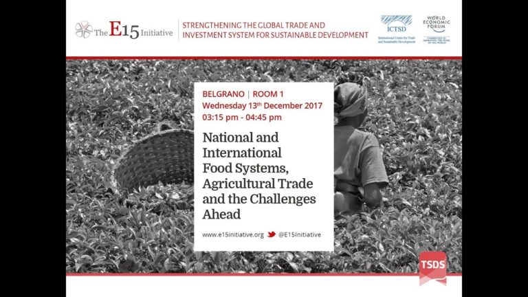 National and International Food Systems, Agricultural Trade and the Challenges Ahead