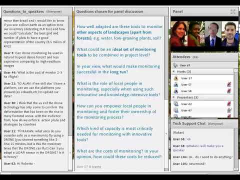 Part 1: Panel discussion “Innovative approaches for monitoring forest a…