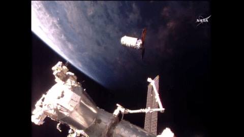 Watch a spacecraft leave the International Space Station! Af…