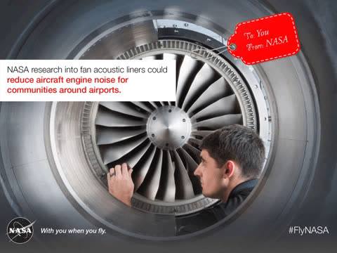 Our NASA Aeronautics team is researching how acoustic liners…