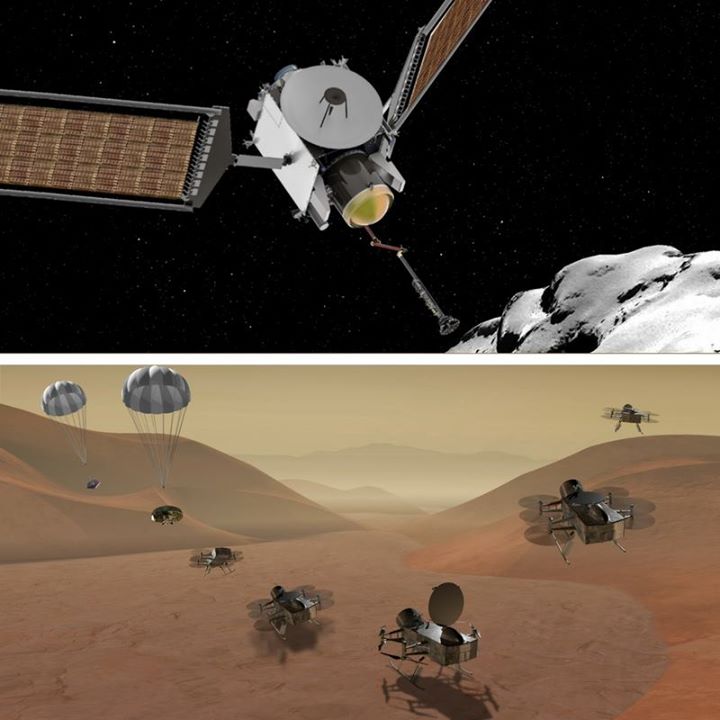 Two finalists were just selected from 12 mission concepts to…