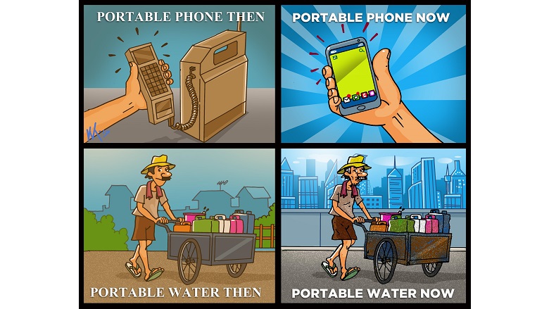 Celebrate 2018 with 12 Cartoons on Water and Sanitation