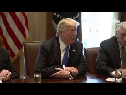 President Trump Meets with Bipartisan Members of the Senate on Immigration