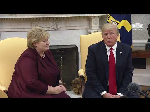 President Trump Meets with Prime Minister Solberg
