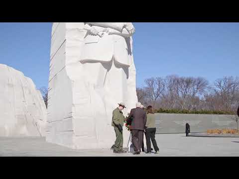 Vice President Pence Lays a Wreath at the Martin Luther King Jr. Memorial