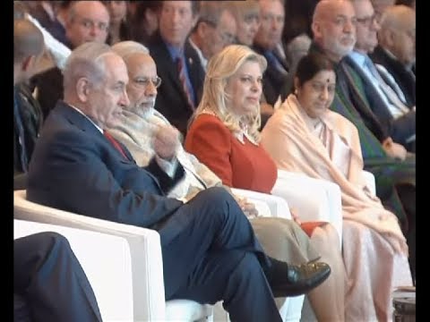 PM Narendra Modi and Israeli PM Benjamin Netanyahu attends Raisina Dialogue 2018