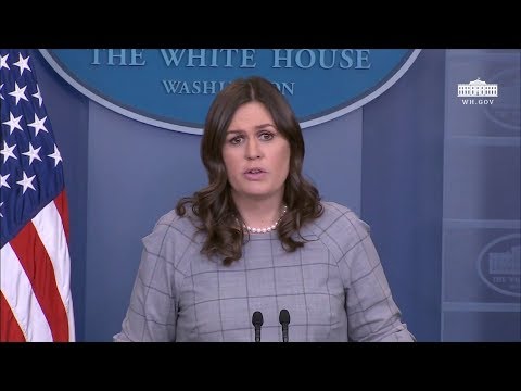 01/03/18: White House Press Briefing