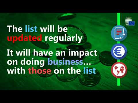 The EU takes action against tax havens