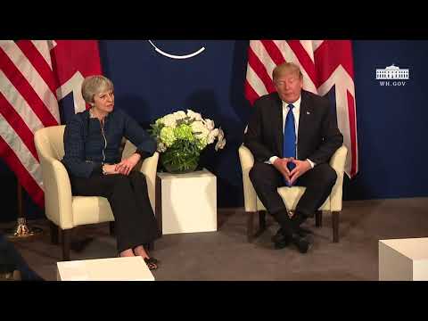 President Trump Participates in a Bilateral Meeting with the Prime Minister of the United Kingdom