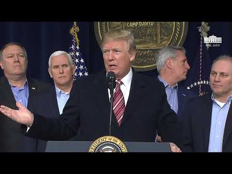 President Trump Delivers Remarks at Camp David