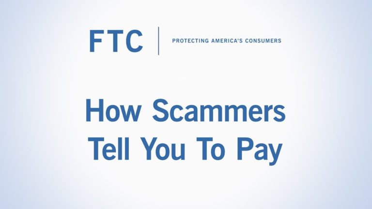 How Scammers Tell You To Pay | Federal Trade Commission