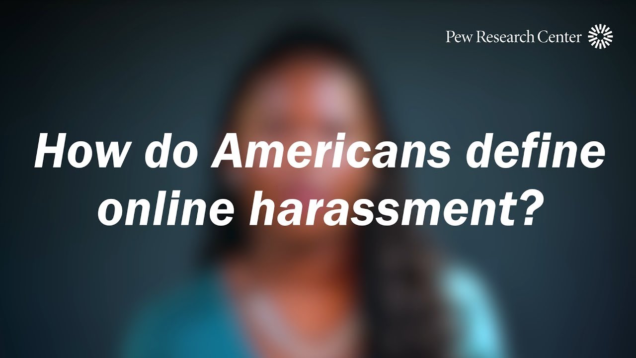 How do Americans define online harassment?