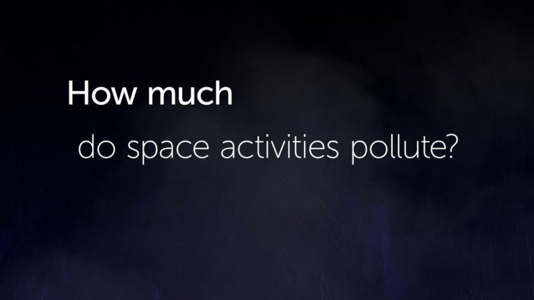 How much do space activities pollute?