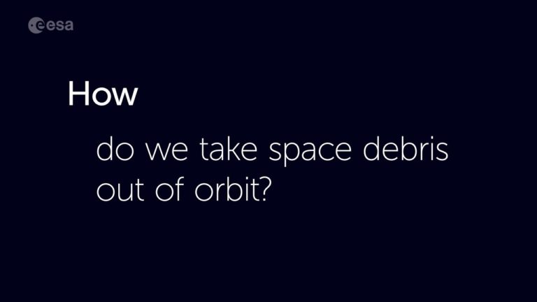 How do we take space debris out of orbit?