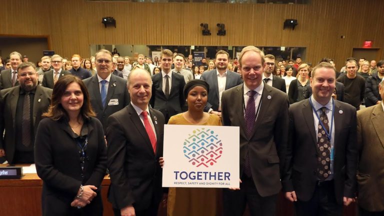 At UN, hundreds of students join ‘Together’ to support refugees