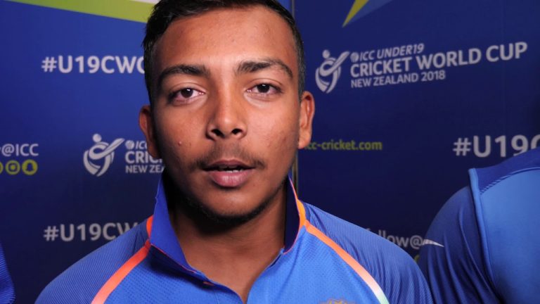 A message of thanks from the India U19 cricket team